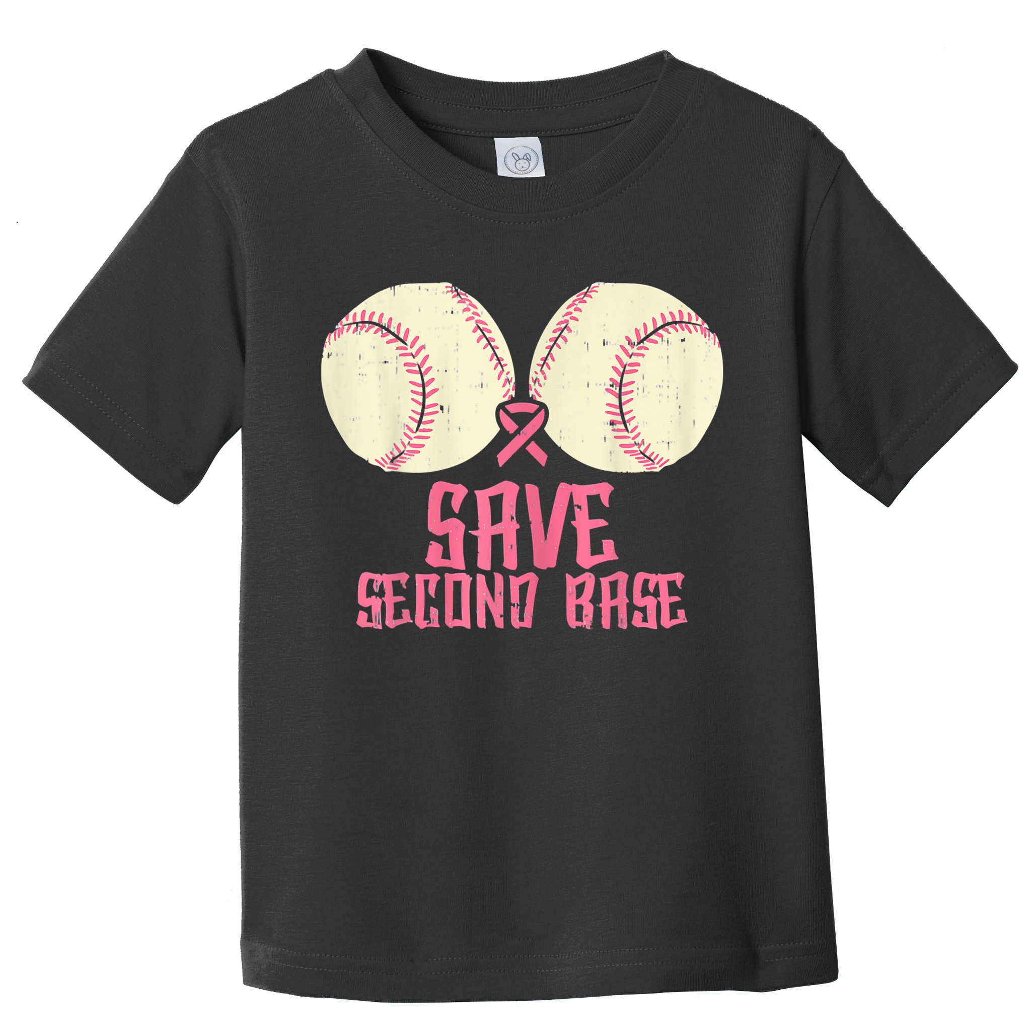 Support Save 2nd Base Breast Cancer Toddler T-Shirt