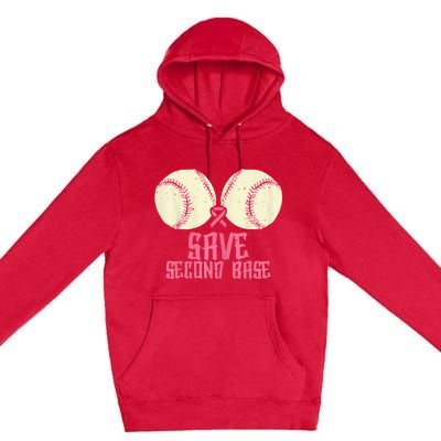 Support Save 2nd Base Breast Cancer For Women Men Classic Premium Pullover Hoodie