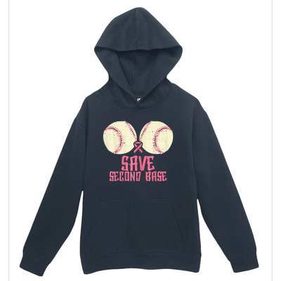 Support Save 2nd Base Breast Cancer For Women Men Classic Urban Pullover Hoodie