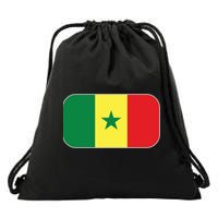 Senegal Soccer 2022 World Cup Senegalese Flag Drawstring Bag