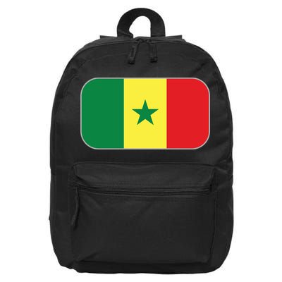 Senegal Soccer 2022 World Cup Senegalese Flag 16 in Basic Backpack