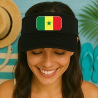 Senegal Soccer 2022 World Cup Senegalese Flag Visor