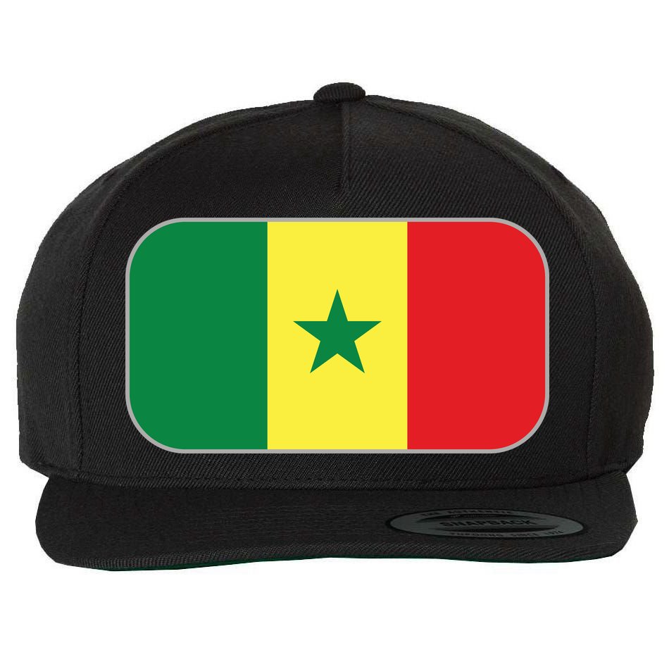Senegal Soccer 2022 World Cup Senegalese Flag Wool Snapback Cap