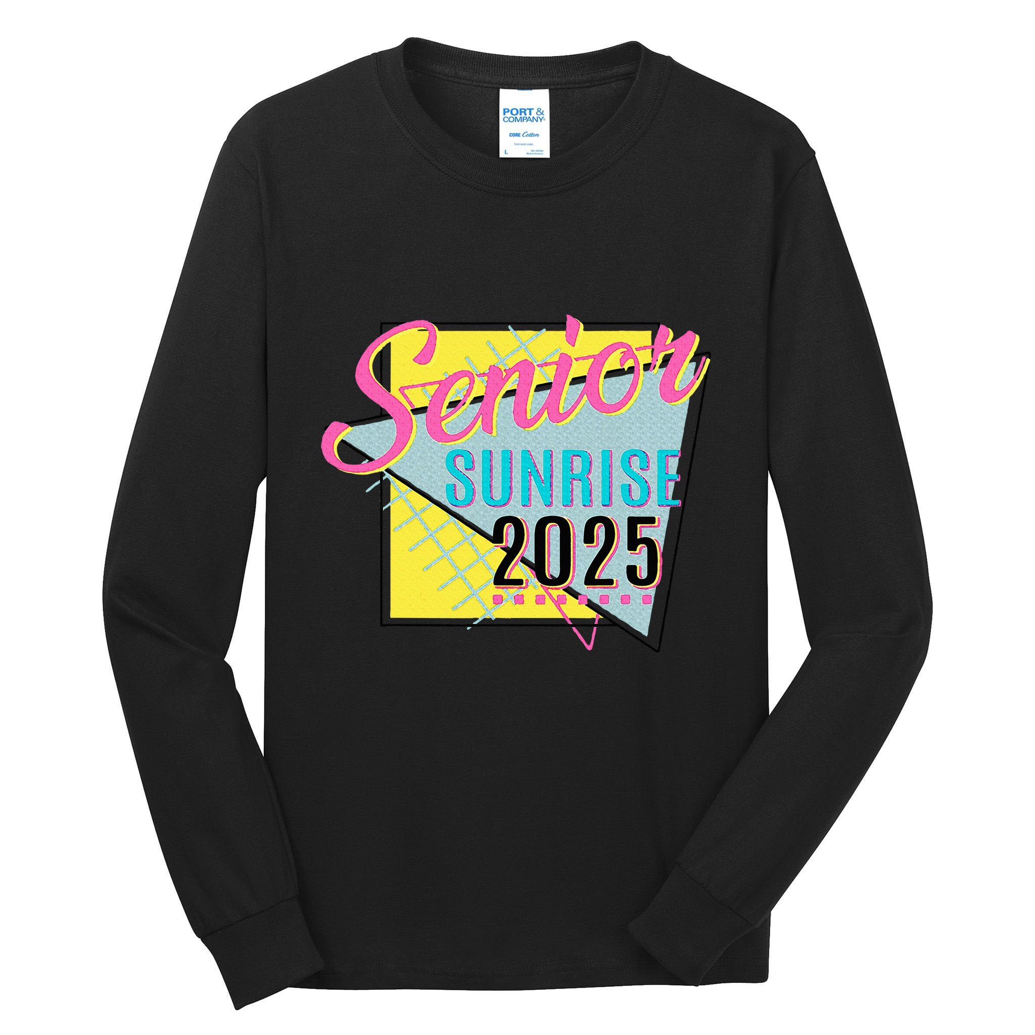 Senior Sunrise 2025 Back To School Tall Long Sleeve T-Shirt