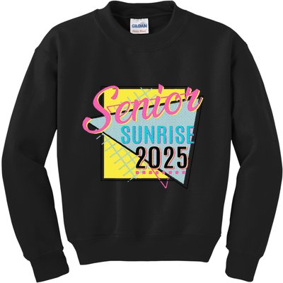 Senior Sunrise 2025 Back To School Kids Sweatshirt