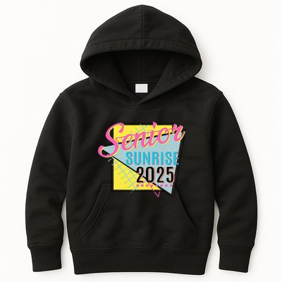 Senior Sunrise 2025 Back To School Kids Hoodie