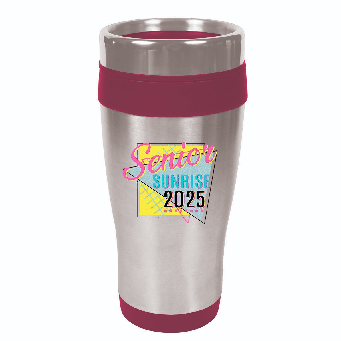 Senior Sunrise 2025 Back To School 16oz Travel Tumbler