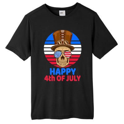 Steampunk Skull 4th Of July For Steampunk Lover July 4th Gift Tall Fusion ChromaSoft Performance T-Shirt