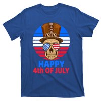 Steampunk Skull 4th Of July For Steampunk Lover July 4th Gift T-Shirt