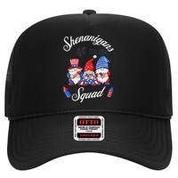 Shenanigans Squad 4th Of July Gnome American Proud Patriotic High Crown Mesh Back Trucker Hat