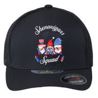 Shenanigans Squad 4th Of July Gnome American Proud Patriotic Flexfit Unipanel Trucker Cap