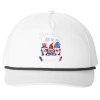 Shenanigans Squad 4th Of July Gnome American Proud Patriotic Snapback Five-Panel Rope Hat