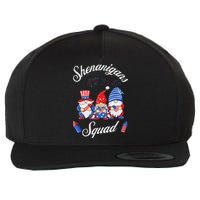 Shenanigans Squad 4th Of July Gnome American Proud Patriotic Wool Snapback Cap