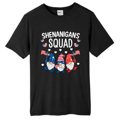 Shenanigans Squad 4th Of July Gnome Patriotic Funny Gift Tall Fusion ChromaSoft Performance T-Shirt