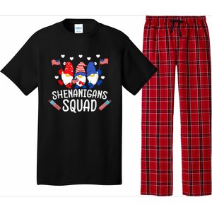 Shenanigans Squad 4th Of July Gnomes Usa Independence Day Great Gift Pajama Set