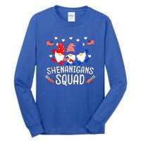 Shenanigans Squad 4th Of July Gnomes Usa Independence Day Great Gift Tall Long Sleeve T-Shirt