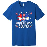 Shenanigans Squad 4th Of July Gnomes Usa Independence Day Great Gift Premium T-Shirt