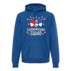 Shenanigans Squad 4th Of July Gnomes Usa Independence Day Gift Premium Hoodie