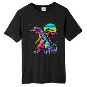 Streetwear Synthwave 80s 90s Retro Anime Snakezilla Tall Fusion ChromaSoft Performance T-Shirt