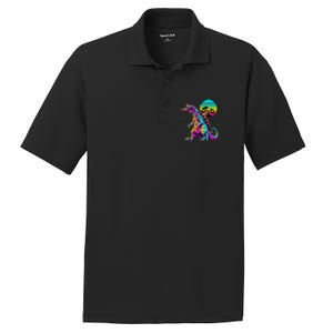 Streetwear Synthwave 80s 90s Retro Anime Snakezilla PosiCharge RacerMesh Polo