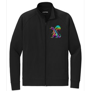 Streetwear Synthwave 80s 90s Retro Anime Snakezilla Stretch Full-Zip Cadet Jacket