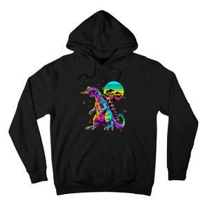 Streetwear Synthwave 80s 90s Retro Anime Snakezilla Tall Hoodie