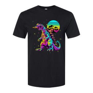 Streetwear Synthwave 80s 90s Retro Anime Snakezilla Softstyle CVC T-Shirt