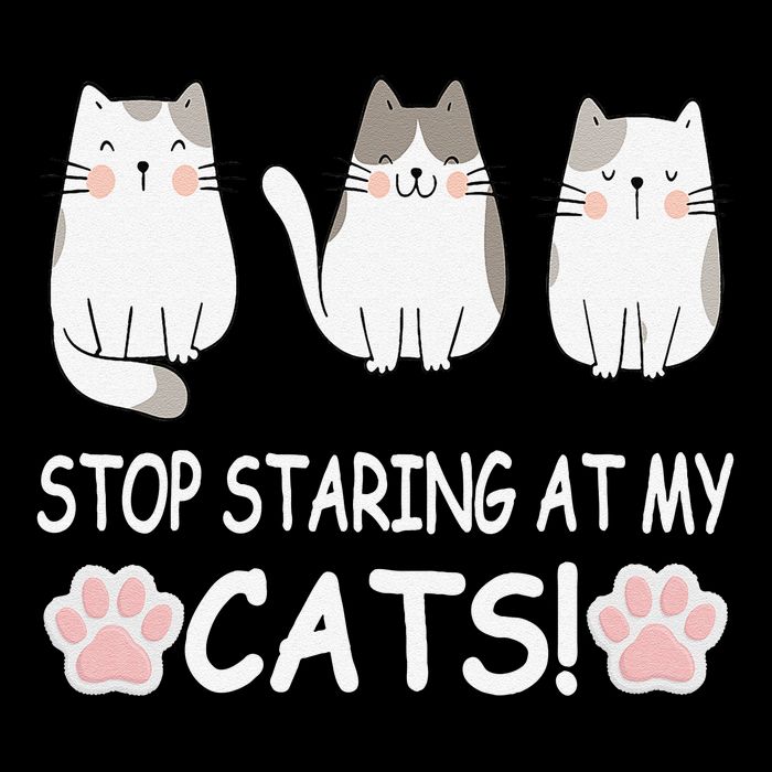 Stop Staring At My Cats Funny Weird Humor Hilarious Cat Daily Commute Backpack