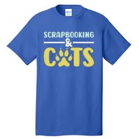 Scrapbook Scrapbooking And Cats I Do Crafts Scrapbooking Great Gift Tall T-Shirt