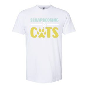 Scrapbook Scrapbooking And Cats I Do Crafts Scrapbooking Great Gift Softstyle CVC T-Shirt