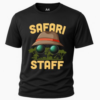 Safari Staff Art Zookeeper Costume Zoo Jungle Cooling Performance Crew T-Shirt