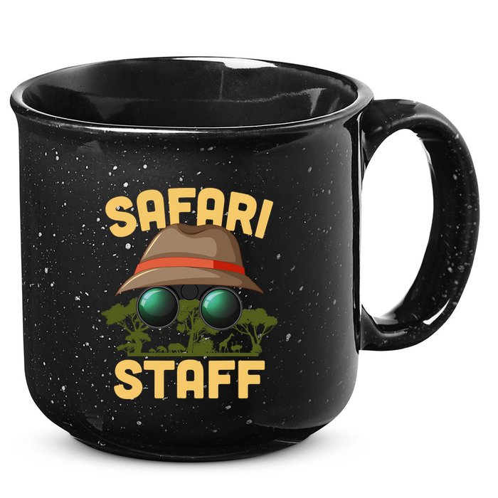 Safari Staff Art Zookeeper Costume Zoo Jungle 15oz Campfire Ceramic Mug