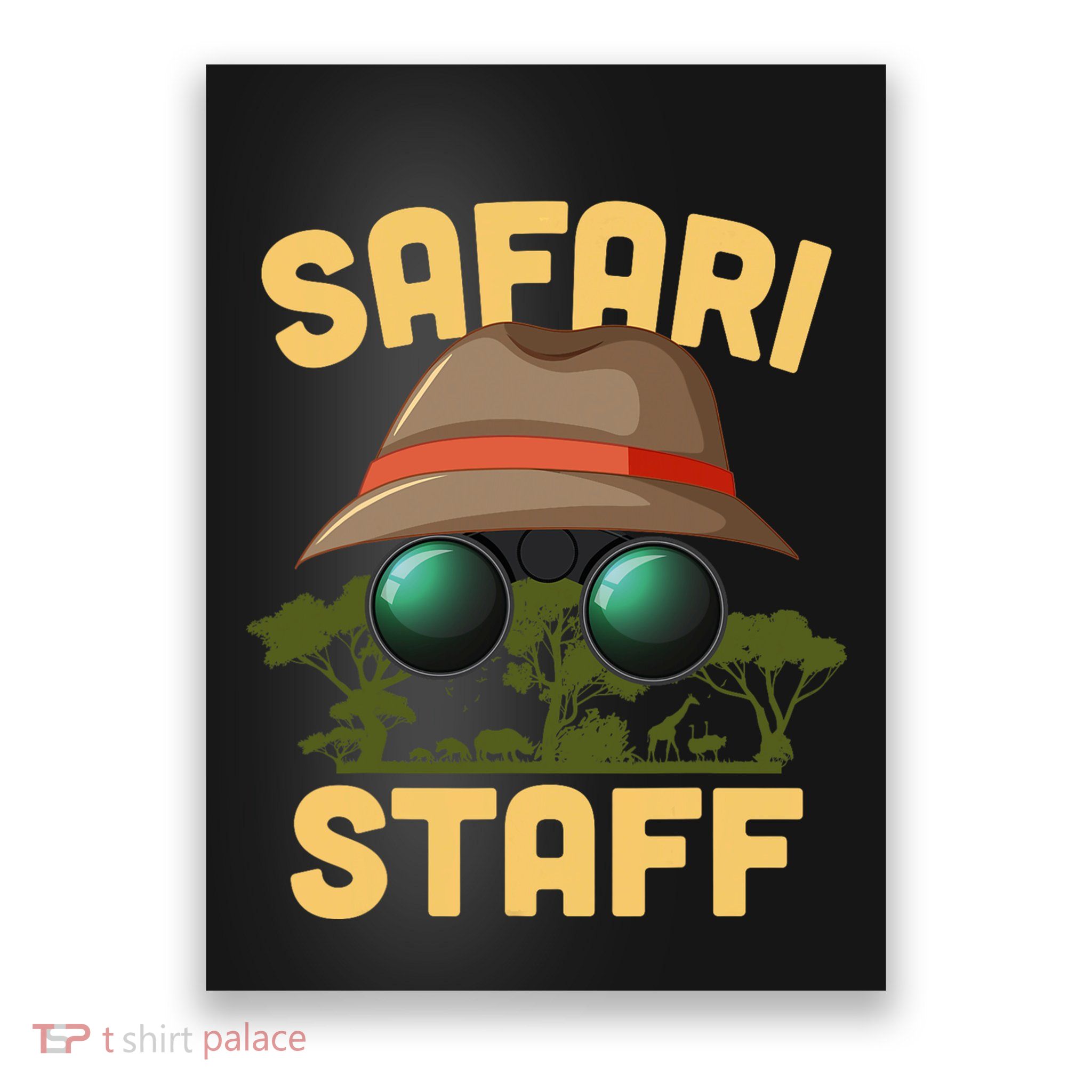 Safari Staff Art Zookeeper Costume Zoo Jungle Poster