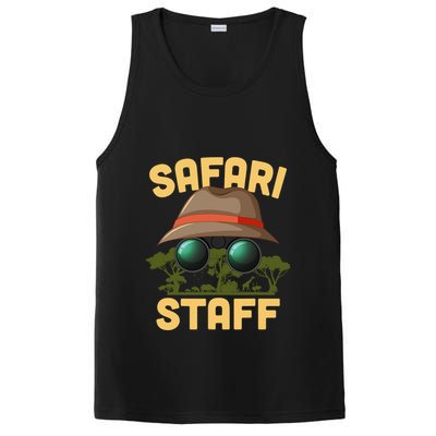 Safari Staff Art Zookeeper Costume Zoo Jungle PosiCharge Competitor Tank