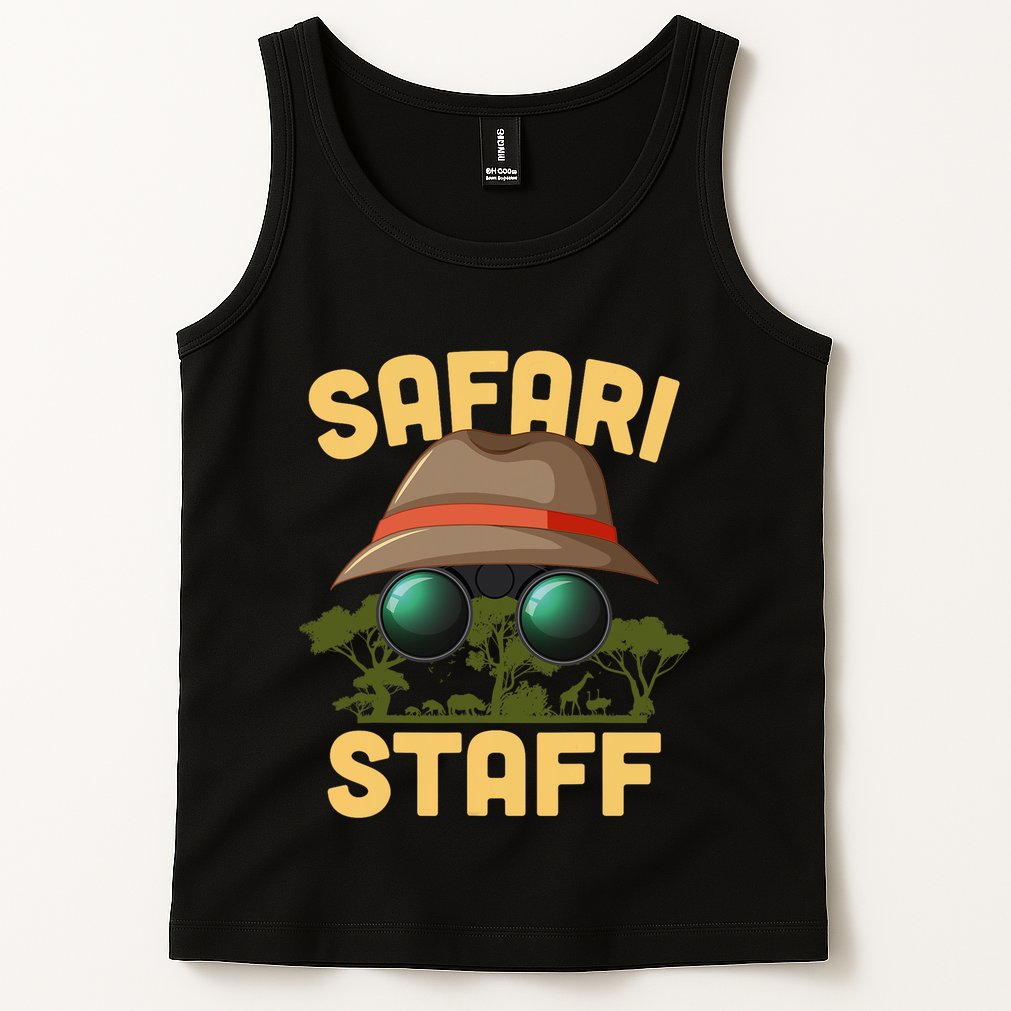 Safari Staff Art Zookeeper Costume Zoo Jungle Tank Top