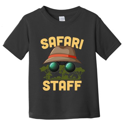 Safari Staff Art Zookeeper Costume Zoo Jungle Toddler T-Shirt