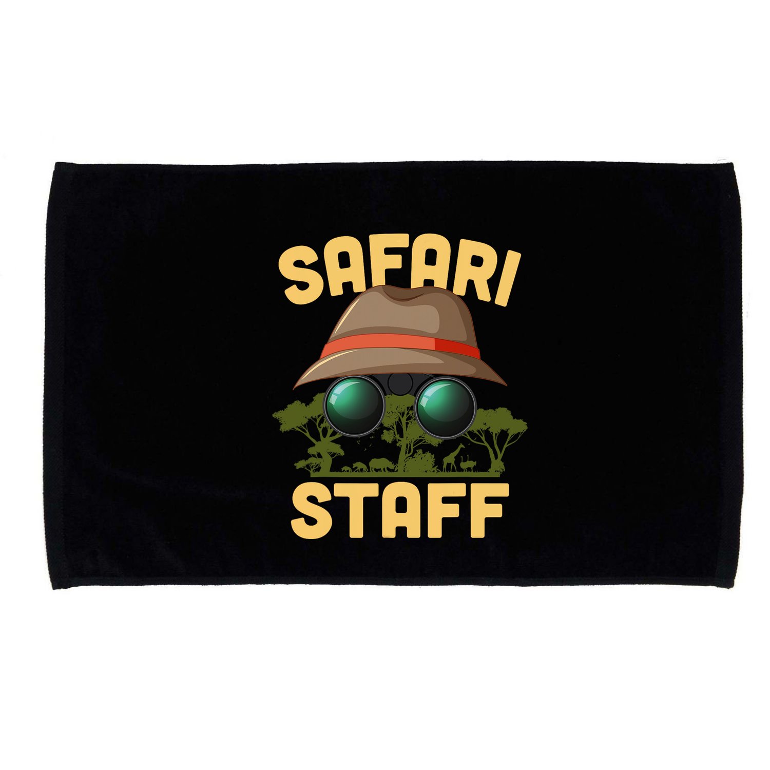 Safari Staff Art Zookeeper Costume Zoo Jungle Microfiber Hand Towel