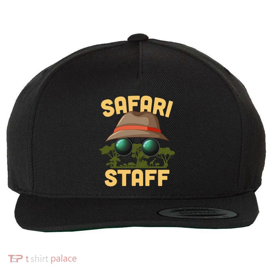 Safari Staff Art Zookeeper Costume Zoo Jungle Wool Snapback Cap