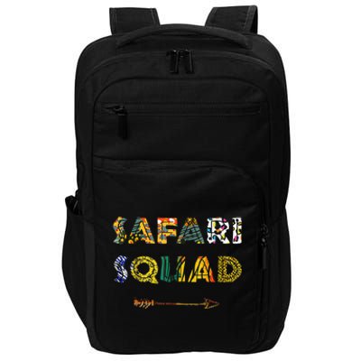 Safari Squad African Family Vacation Summer Vacay Trip Impact Tech Backpack