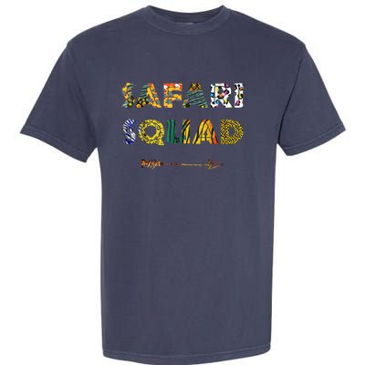 Safari Squad African Family Vacation Summer Vacay Trip Garment-Dyed Heavyweight T-Shirt