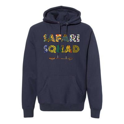 Safari Squad African Family Vacation Summer Vacay Trip Premium Hoodie