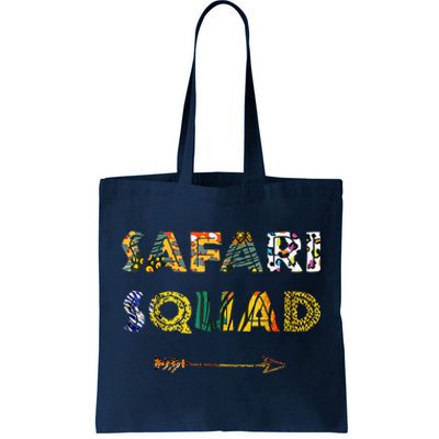 Safari Squad African Family Vacation Summer Vacay Trip Tote Bag