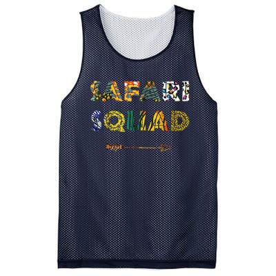 Safari Squad African Family Vacation Summer Vacay Trip Mesh Reversible Basketball Jersey Tank