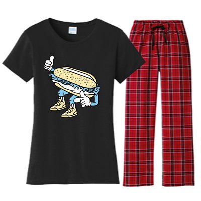 Sandwich Women's Flannel Pajama Set