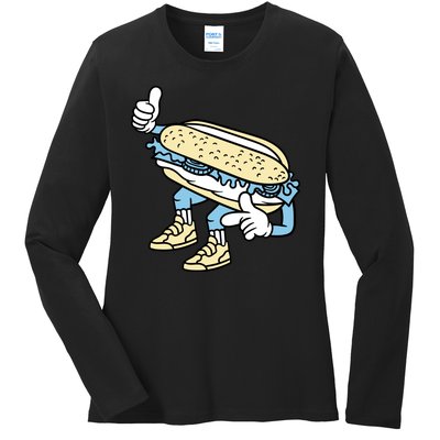 Sandwich Ladies Long Sleeve Shirt