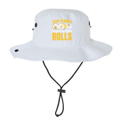 Stop Staring At My Rolls Sushi Lover Sushi Eater Foodie Cool Gift Legacy Cool Fit Booney Bucket Hat