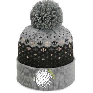 Stop Staring At My Balls Golf The Baniff Cuffed Pom Beanie