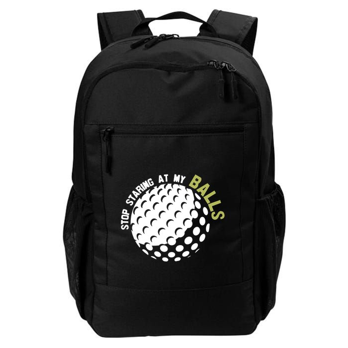 Stop Staring At My Balls Golf Backpack
