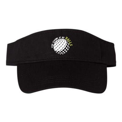 Stop Staring At My Balls Golf Visor