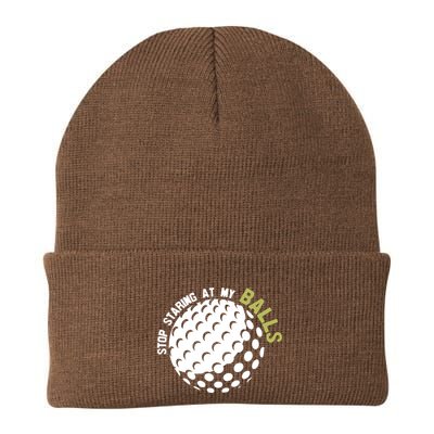 Stop Staring At My Balls Golf Beanie